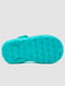Бірюзові гумові сандалі-сабо з джибітсами | 6888790 | фото 5