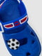 Сині гумові сандалі-сабо з джибітсами | 6888793 | фото 2
