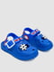Синие резиновые сандалии-сабо с джибитсами | 6888793 | фото 3