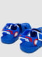 Синие резиновые сандалии-сабо с джибитсами | 6888793 | фото 4
