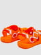 Помаранчеві гумові сандалі-сабо з джибітсами | 6888800 | фото 4
