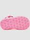 Розовые резиновые сандалии-сабо с джибитсами | 6888802 | фото 5