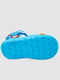 Голубые резиновые сандалии-сабо с джибитсами | 6888804 | фото 5