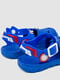 Синие резиновые сандалии-сабо с джибитсами | 6888806 | фото 4