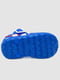 Синие резиновые сандалии-сабо с джибитсами | 6888806 | фото 5