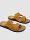 Коричневые сандалии из экозамши | 6888809 | фото 3