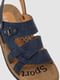 Сині сандалі з екозамші | 6888818 | фото 2