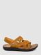 Светло-коричневые сандалии из экозамши | 6888828
