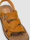 Світло-коричневі сандалії з екозамші | 6888828 | фото 2