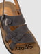 Серые сандалии из экозамши | 6888829 | фото 2