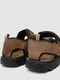 Светло-коричневые сандалии из экокожи | 6888838 | фото 4