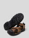 Коричневые сандалии из экокожи | 6888841 | фото 4