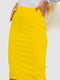 Желтая прямая юбка | 6888888 | фото 3