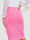 Розовая прямая юбка | 6888889 | фото 4