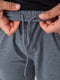Трикотажные серые брюки с красно-черной вставкой | 6888967 | фото 6