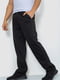Трикотажные черные брюки | 6888977 | фото 3