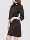 Черное классическое платье с воротником | 6889010 | фото 3