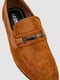 Чсыетло-коричневые туфли из экокожи | 6889078 | фото 2