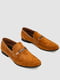 Чсыетло-коричневые туфли из экокожи | 6889078 | фото 3