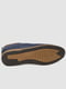 Синие туфли из экокожи с резинками по бокам | 6889100 | фото 5