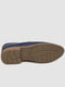 Синие туфли из экокожи на шнурках | 6889102 | фото 5