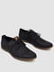 Чорні туфлі з екошкіри на шнурках | 6889106 | фото 3