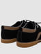 Чорні замшеві туфлі на шнурках | 6889110 | фото 4