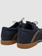 Темно-синие туфли из экокожи на шнурках | 6889111 | фото 4