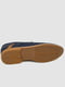 Темно-синие туфли из экокожи на шнурках | 6889111 | фото 5