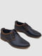 Сині туфлі з екошкіри на шнурках | 6889115 | фото 3