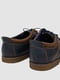 Сині туфлі з екошкіри на шнурках | 6889115 | фото 4