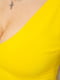 Желтый лонгслив с рукавами 3/4 | 6889135 | фото 5