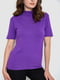 Фиолетовая футболка-гольф | 6889202 | фото 3