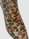 Резиновые короткие сапоги леопардового принта | 6889284 | фото 2