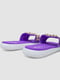 Шлепанцы фиолетовые с декором | 6889354 | фото 4