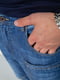 Шорты джинсовые синие с потертостями | 6889421 | фото 5