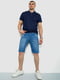 Шорты джинсовые голубые с потертостями | 6889449 | фото 2