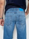Шорты джинсовые голубые с потертостями | 6889449 | фото 4