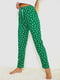 Яркие зеленые брюки в принт | 6889472 | фото 3