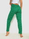 Яркие зеленые брюки в принт | 6889472 | фото 4