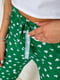 Яркие зеленые брюки в принт | 6889472 | фото 5