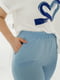 Блакитний костюм-трійка: сорочка, футболка та штани | 6889518 | фото 3
