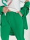 Яскраво-зелений костюм-трійка: сорочка, футболка та штани | 6889525 | фото 3