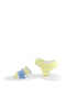 Жовто-сині лаковані босоніжки на липучках | 6941822 | фото 2