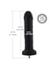 Силіконовий фалоімітатор для секс-машин 7.1″ Anal Dildo Black, система KlicLok | 6670317 | фото 5