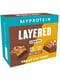 Протеїновий батончик Layered Bar - 12x60g Chocolate Peanut Pretzel | 6996326