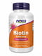 Вітамінна добавка BIOTIN 5000mcg - 120 vcaps | 6996608