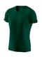 Футболка  Basic V-neck XL Темно-зелений | 7114798