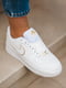 Кросівки Air Force 1 White - Gold MRV-20338 | 7117828