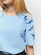 Блуза голубая | 5920559 | фото 3